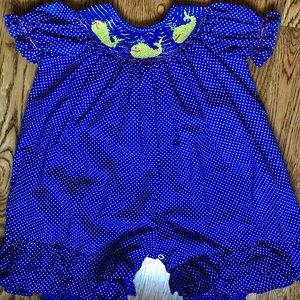 Smocked romper